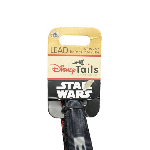 Disney‎ Dog Leash Darth Vader Lightsaber Star Wars Red Black Small 20 lbs 5/8 in - Picture 7 of 7